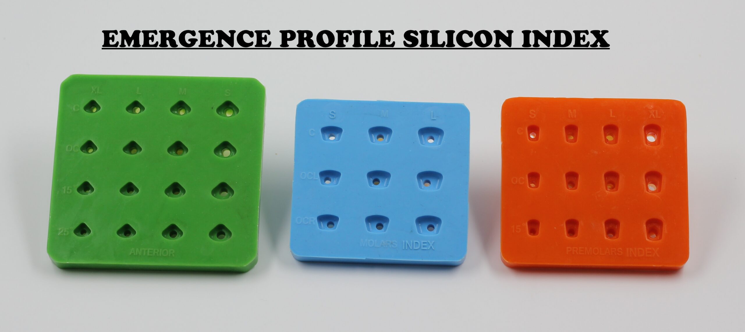 Gingival Former Customization Silicon Index