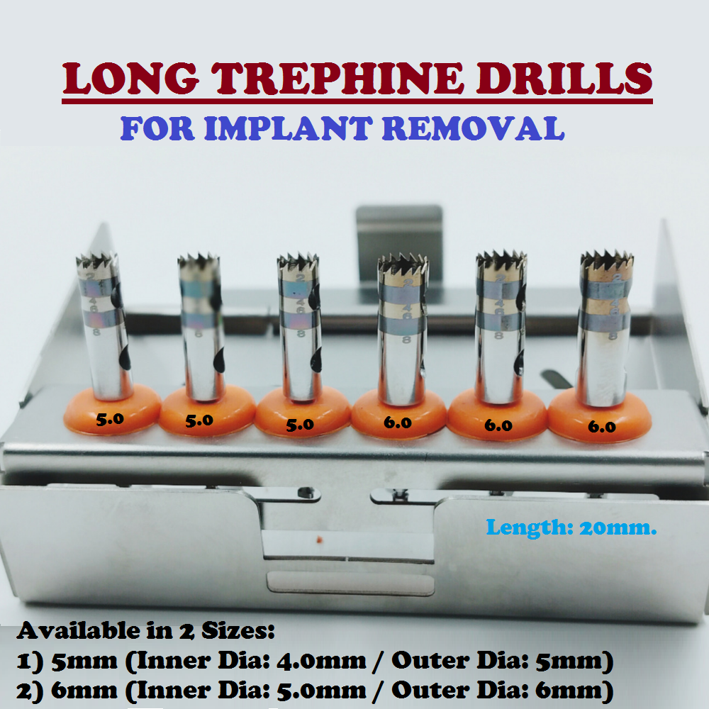 Julldent 124 Long Trephine for Implant Removal