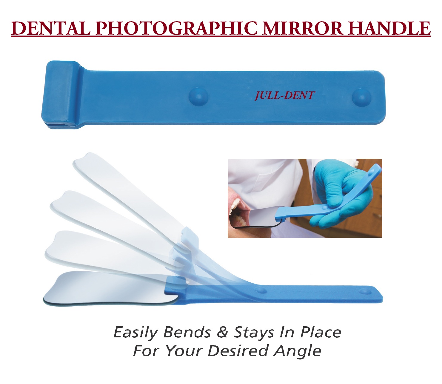 Julldent 137 Flexible Handle for Holding Photographic Mirrors and Contrastors