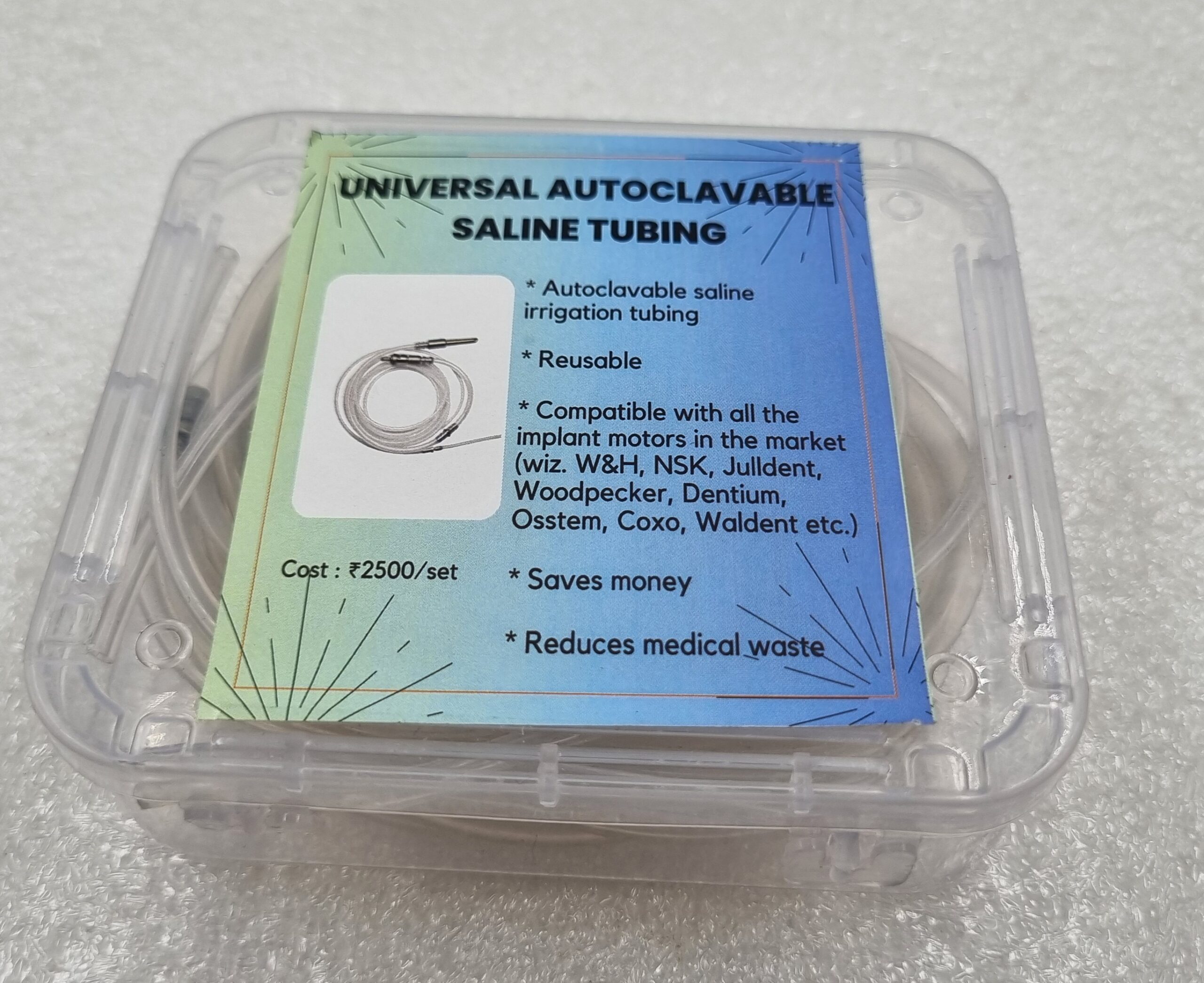 JullDent 206 Universal Autoclavable Saline Tubing - Image 3