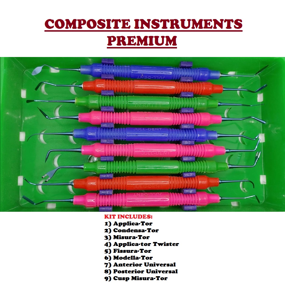 Julldent 034 Composite Instruments Set of 8 - Image 8