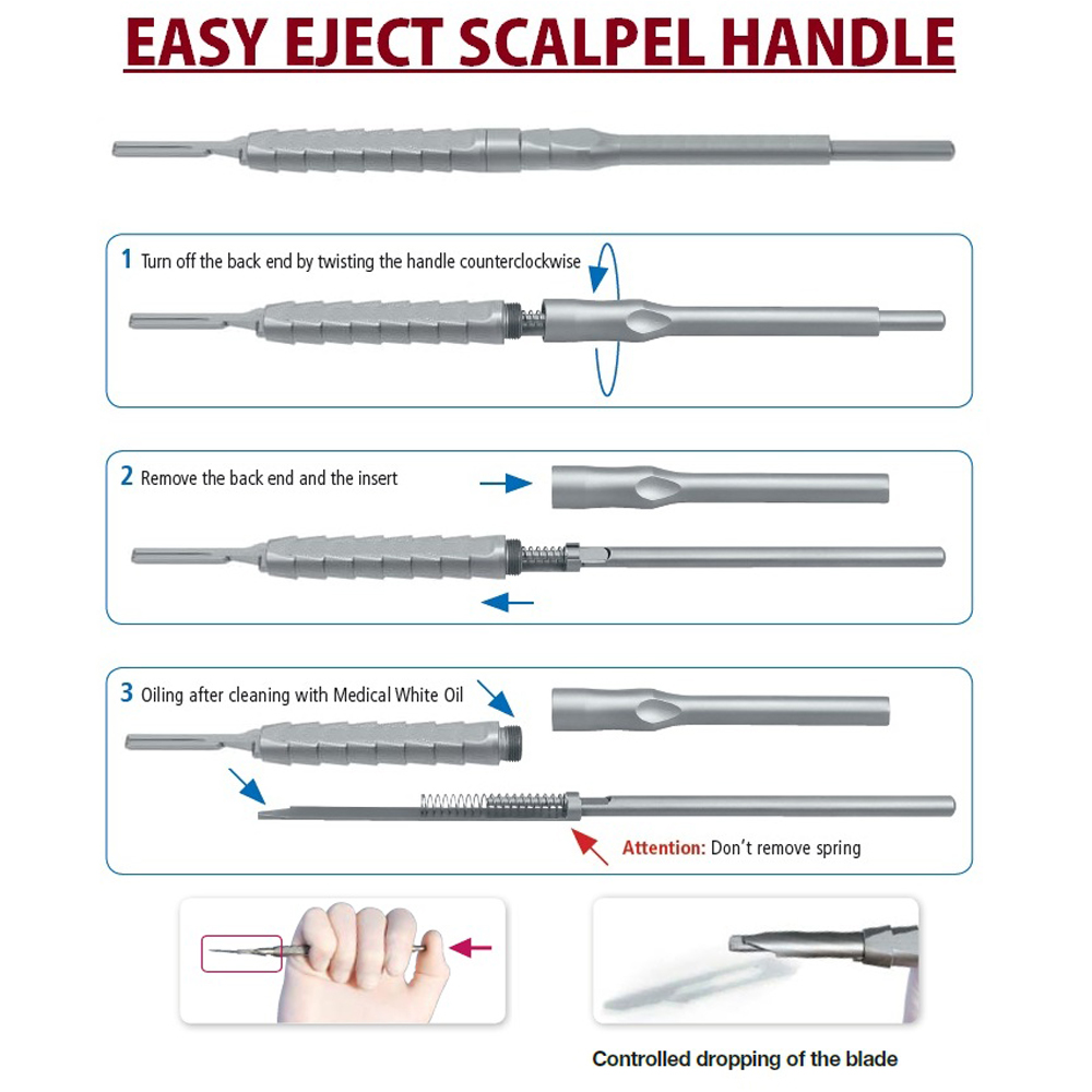 Julldent 096 Easy Eject Scalpel Handle