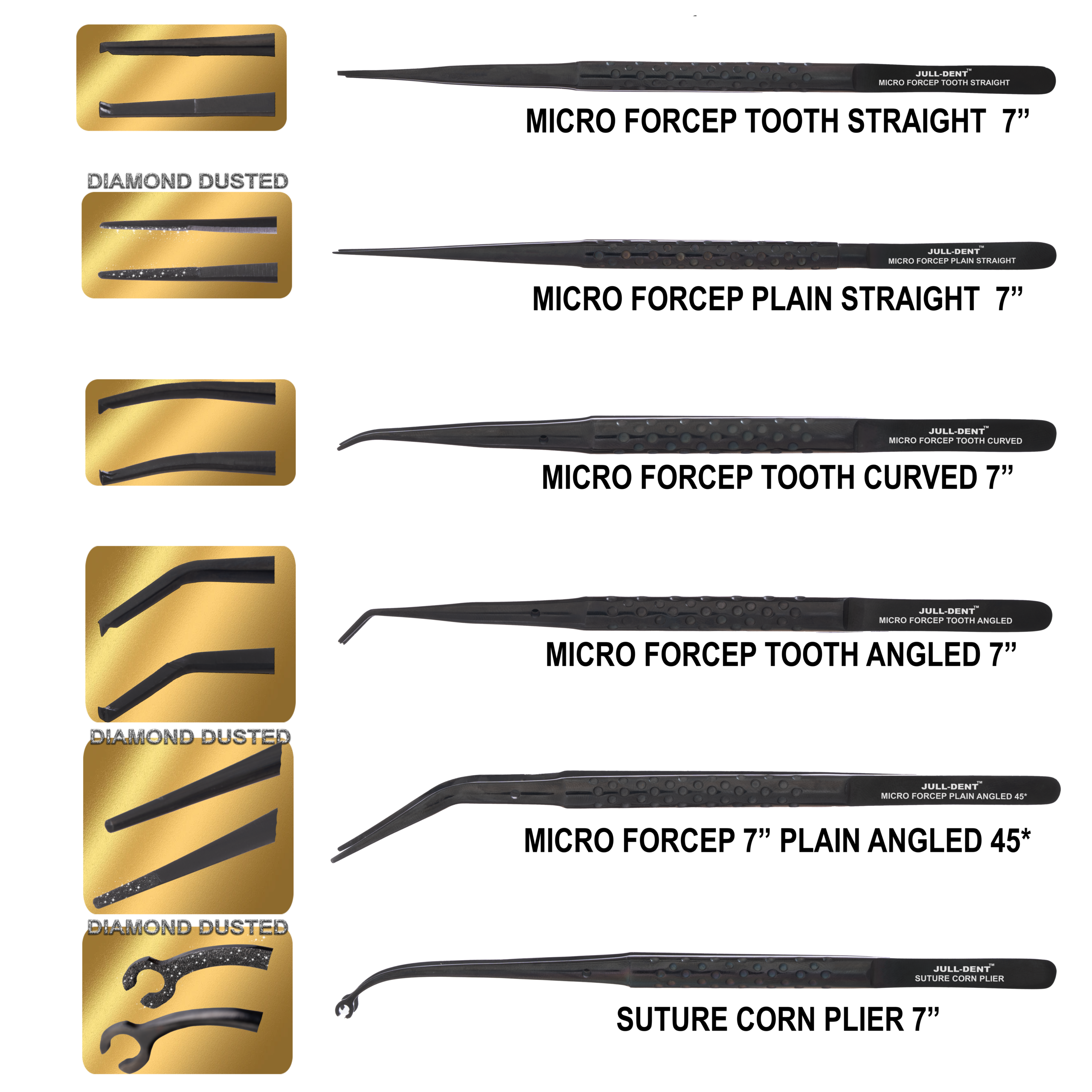 Julldent 041 Micro Surgical Forceps - Image 4