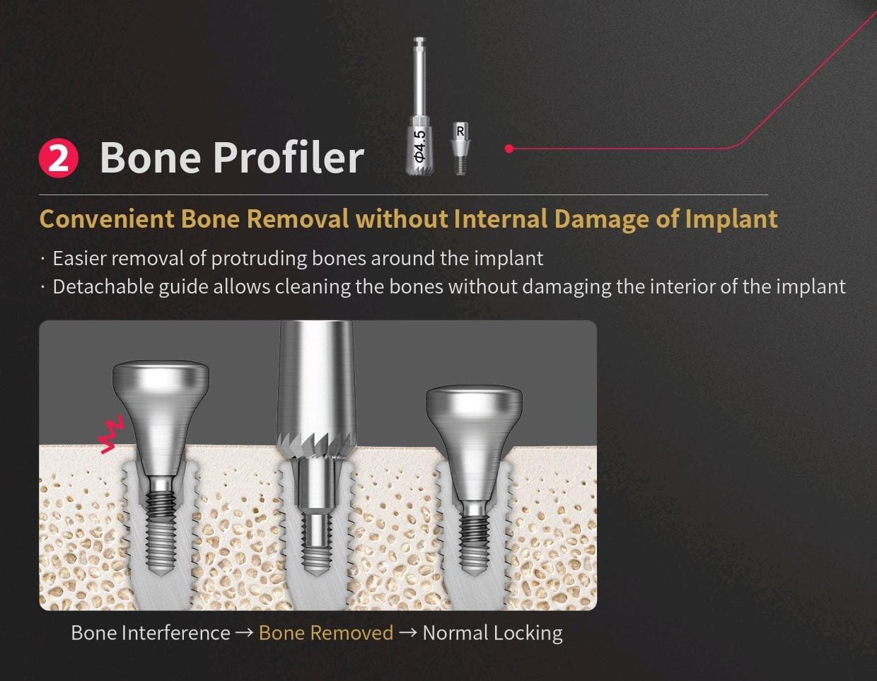Julldent 016 Profile Drill 6mm - Image 2